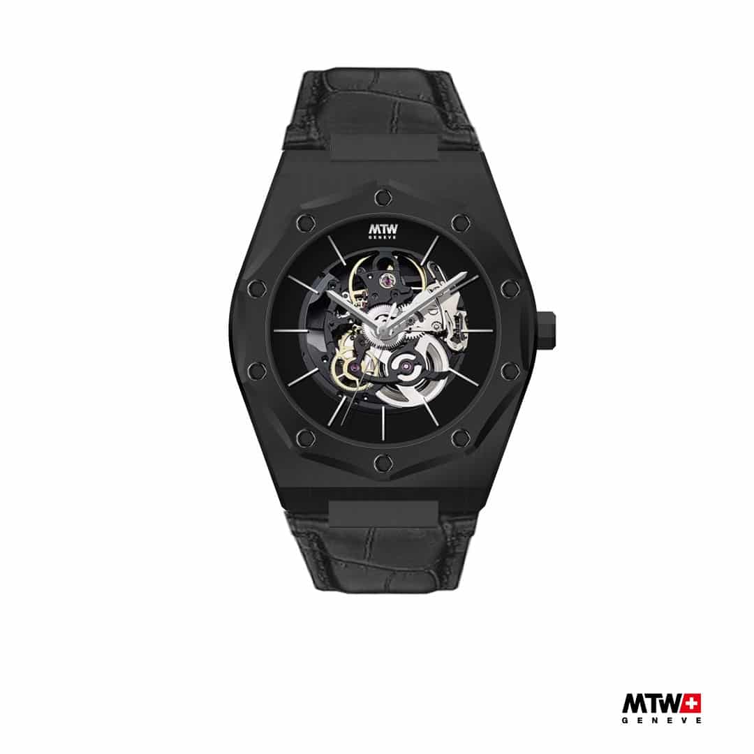 MT4 ALL BLACK Skeleton - MTW Geneva Swiss-made watches